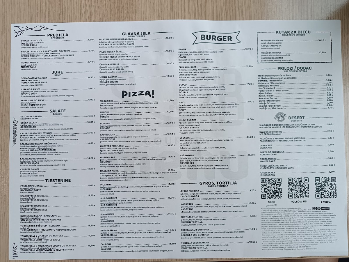 Menu - Sub Gourmet photo 5